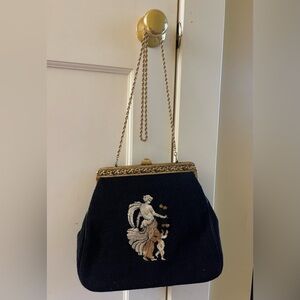 Vintage needlepoint purse